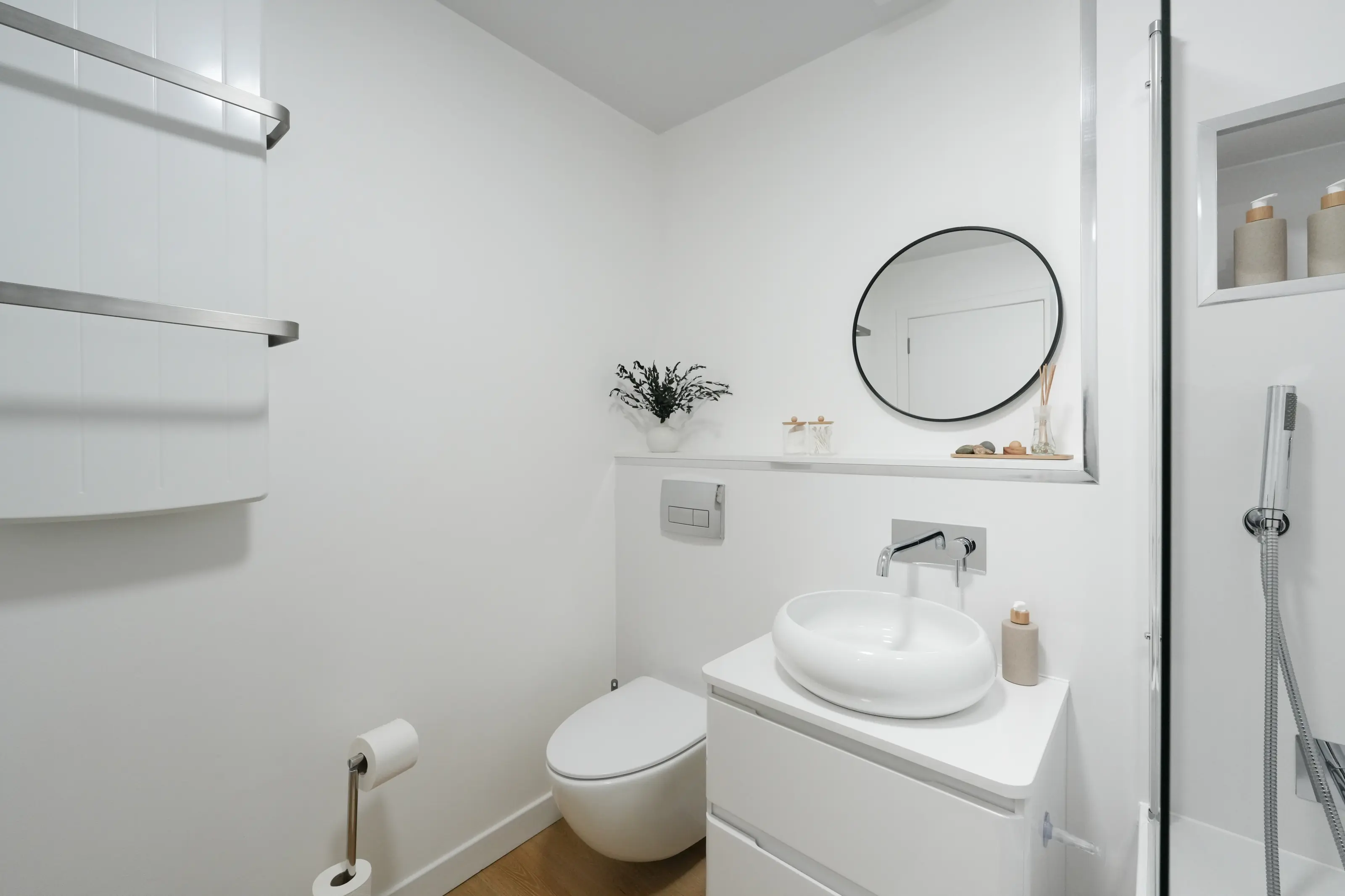 Clean, well-maintained bathroom with toiletries provided